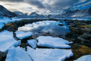 fiordo ghiaccio norvegia